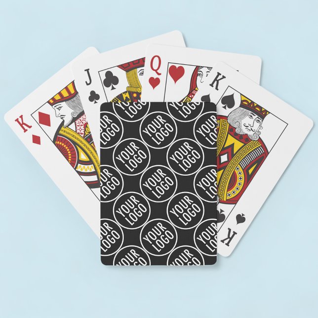 Baralho Bicycle® Playing Cards Desenho Logotipo Personaliz (MISOOK Deck of Cards with Logo Pattern)