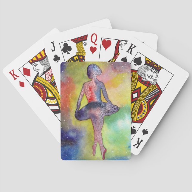 Baralho Bicycle® Poker Play Cards Ballerina Abstrato (Verso)
