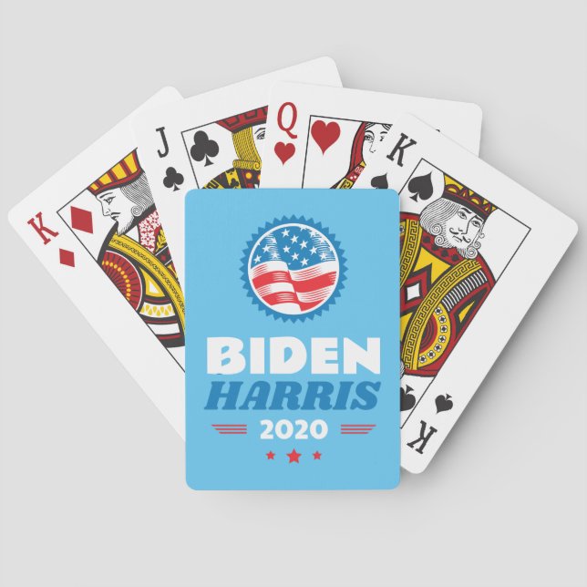 Baralho Biden Harris 2020 Flag Seal Blue (Verso)