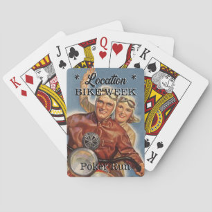 Baralho Bike Week Poker Executar Vintage Examinar Nome do 