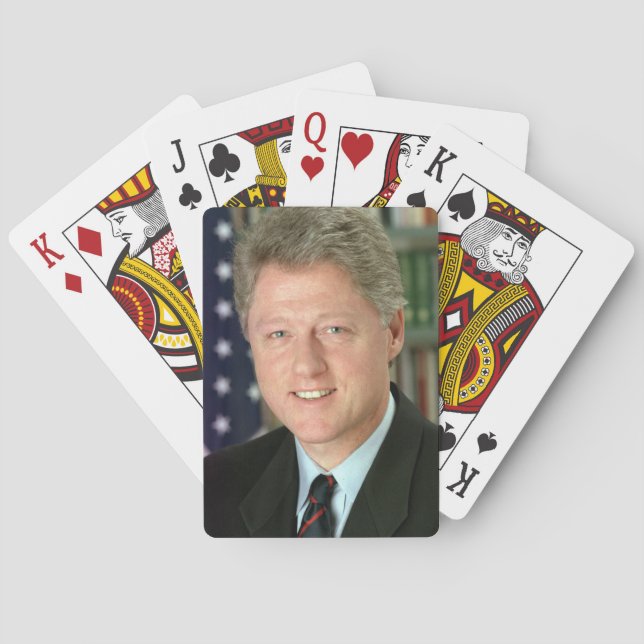 Baralho Bill Clinton (Verso)