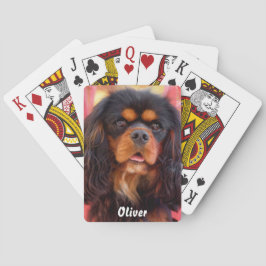 Baralho Black and Tan Cavalier King Charles Spaniel Dog