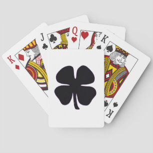 Baralho Black Clover White Poker