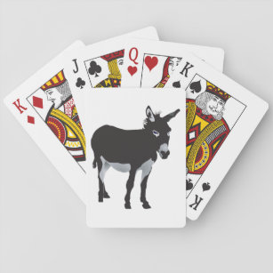 Baralho Cartões de jogo de riso da mula do asno