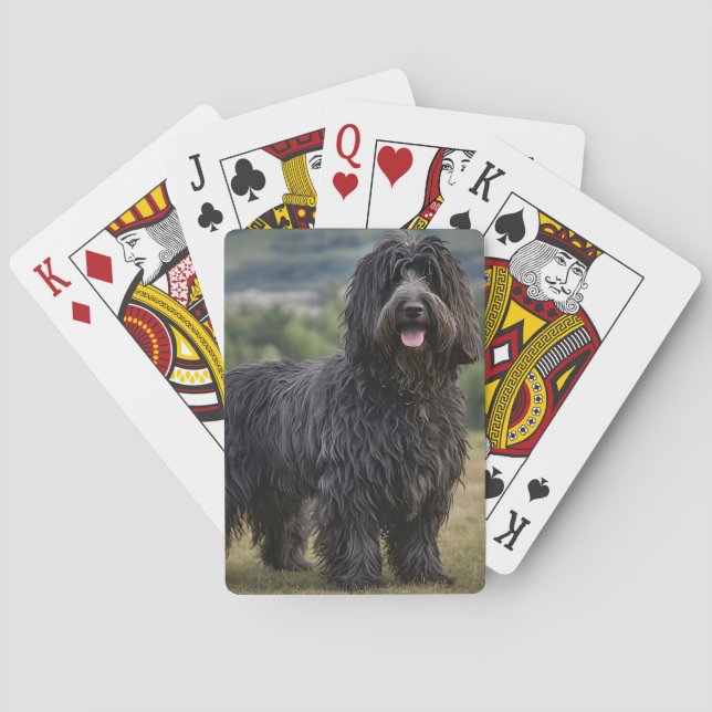 Baralho Black Wooly Bergamasco Sheepdog, (Verso)