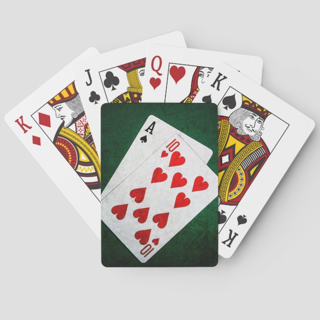 Baralho Blackjack 21 ponto - Ace, Dez (Verso)