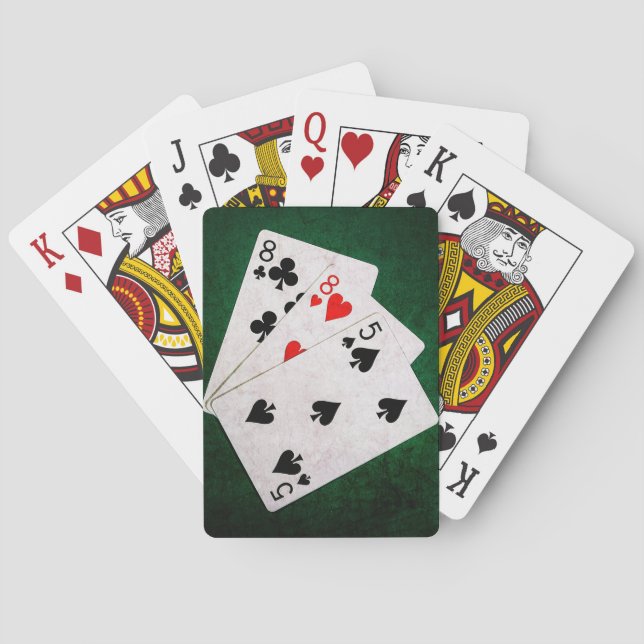 Baralho Blackjack 21 ponto - Oito, Oito, Cinco (Verso)