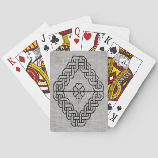 Baralho Blackwork embroidery playing cards