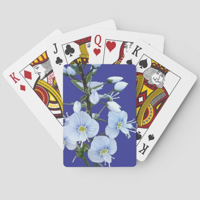 Baralho Blue flowers  (Verso)