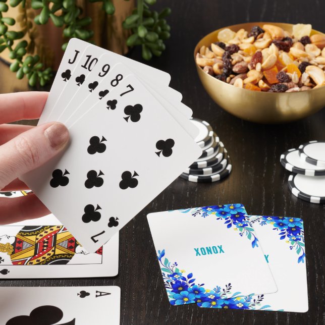 Baralho Blue Flowers XONOX Original (In situ)