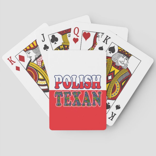 Baralho Bluebonnets poloneses do Texan (Verso)