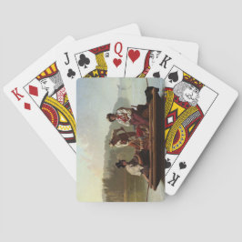 Baralho Boatmen no rio Missouri