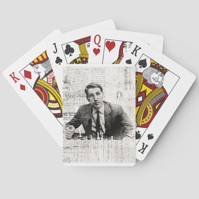 Baralho Bobby Fischer Portrait (Verso)