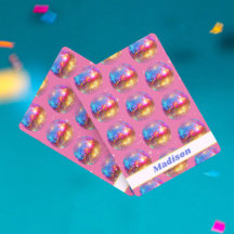 Bola de Disco com Groovy 70s, cor-de-rosa, de aniv