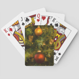 Baralho Bolas de Natal Jogando Cartões