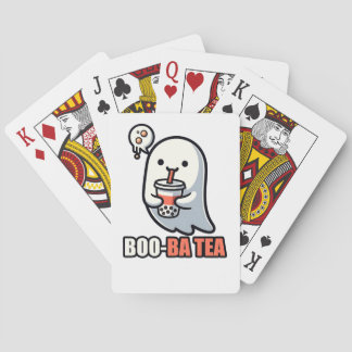 Baralho Boo-Ba Tea Ghost – Amante de Boba de Halloween Div