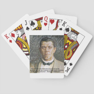 Baralho Booker T Washington & Citação de Sucesso