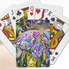 Baralho Borboleta Folha Dourada