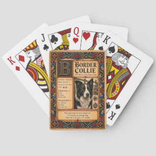 Baralho Border Collie, Arte de Bestiário Medieval