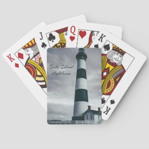 Baralho Bordie Island Lighthouse preto e branco