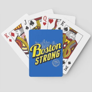 Baralho Boston City Strong lembra a azul