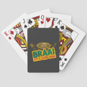 Baralho Braai É uma coisa Saffa - Presente de CHURRASCO S