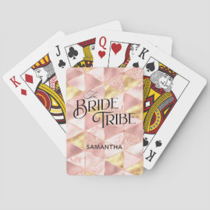 Baralho Bride Tribe Rosa Dourado Harlequin Diamond Bridesm