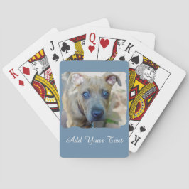 Baralho Brindle Pit Bull Puppy por Shirley Taylor