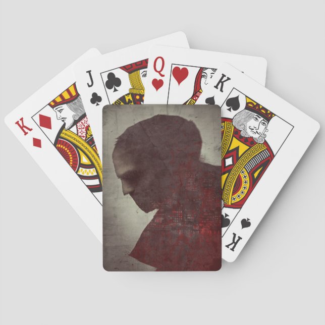 Baralho Brunt jogando cartas (Verso)