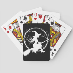 Baralho Bruxa em Cartões de Brincadeira Clássicos de Voo