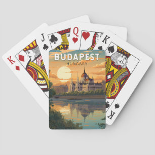 Baralho Budapest Hungary Viagem Art Vintage