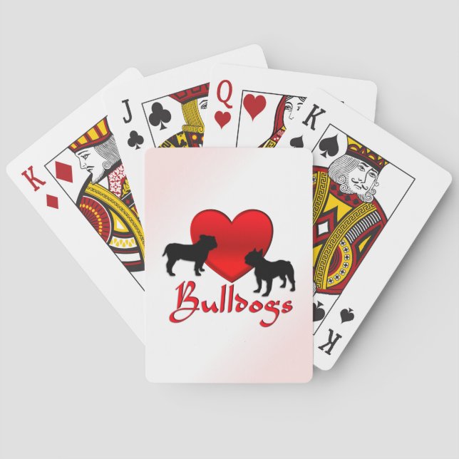 Baralho Bulldog do Coração (Verso)