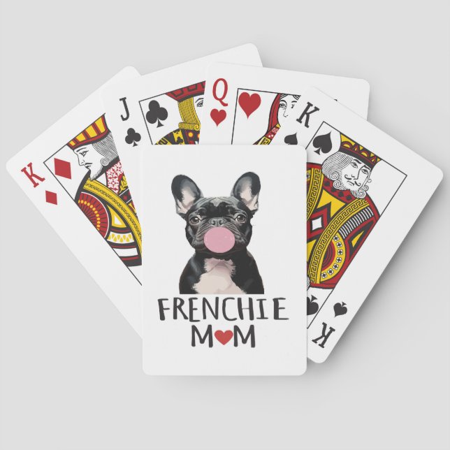 Baralho Bulldog francês fofo (Verso)