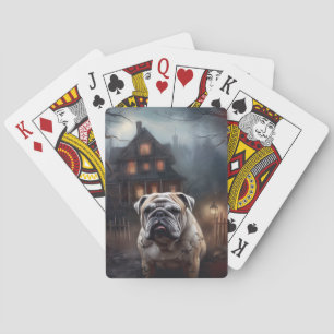 Baralho Bulldog Halloween Assustador