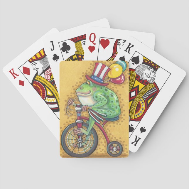 Baralho BULLFROG 4 DE JULHO AMERICANA JULY PLAYCARDS Poker (Verso)