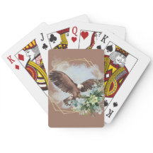 Buquê de Moldura de Águia Aquarela