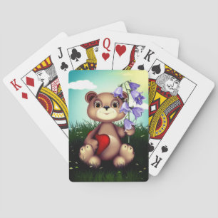 Baralho Buquê de retenção do urso Flor-39920