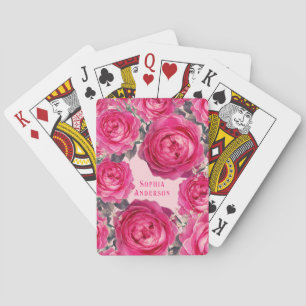 Baralho Buquê elegante de Rosas personalizados