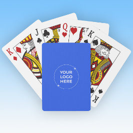 Baralho Business Logo Branding Royal Blue