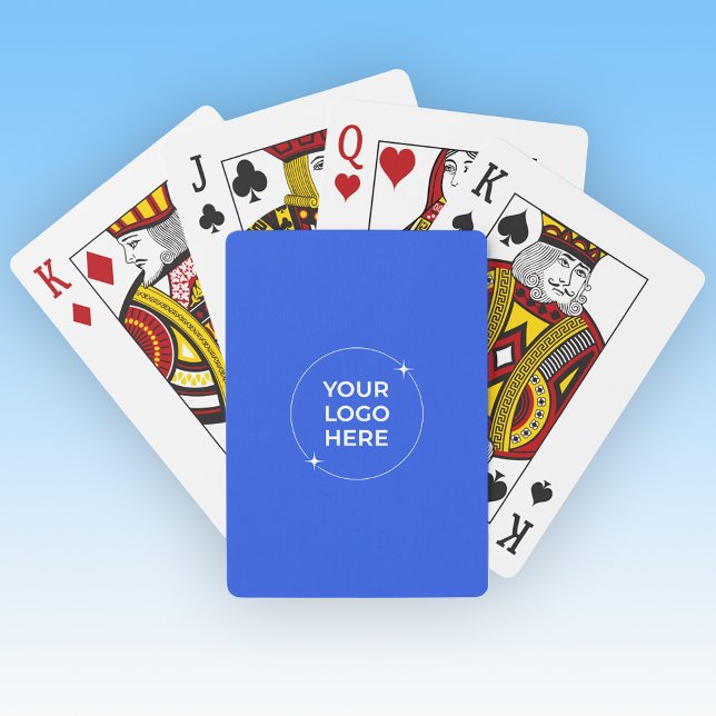 Baralho Business Logo Branding Royal Blue (Criador carregado)