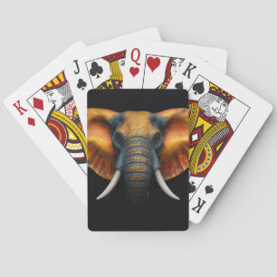 Baralho Cabeça de elefante africano