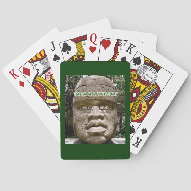 Baralho Cabeça Olmec (Verso)
