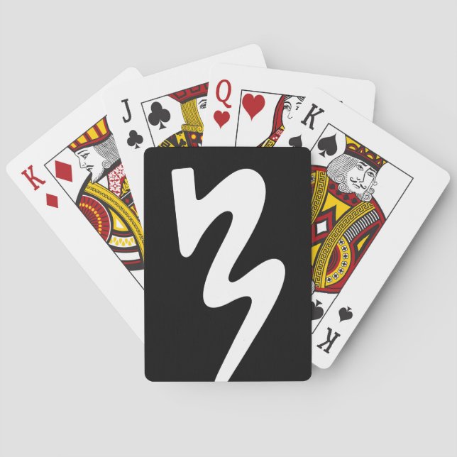 Baralho Cabeçalho da Placa de Reprodução Bicicleta (Verso)