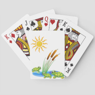 Baralho Cabeçote de Cartão de Jogada em Tartaruga