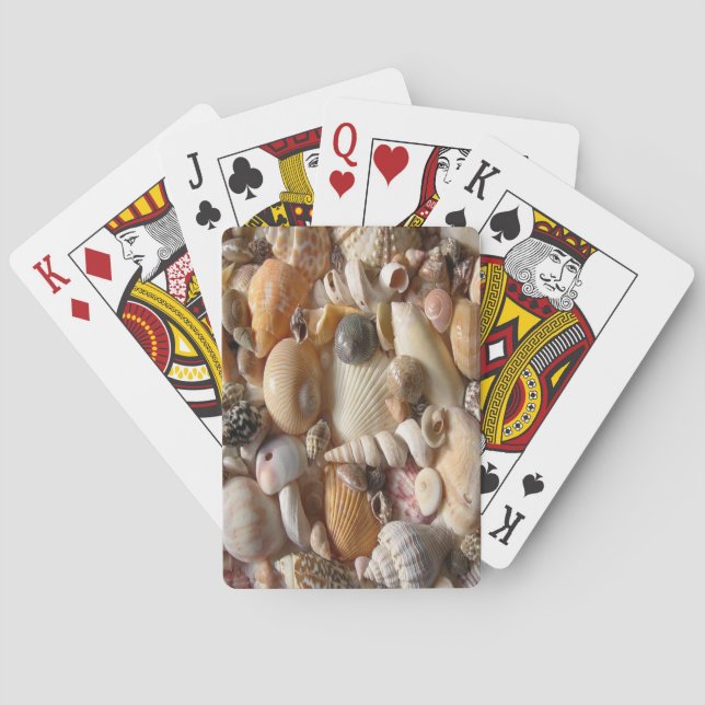 Baralho Cabeçote de Reprodução da Seashell (Verso)