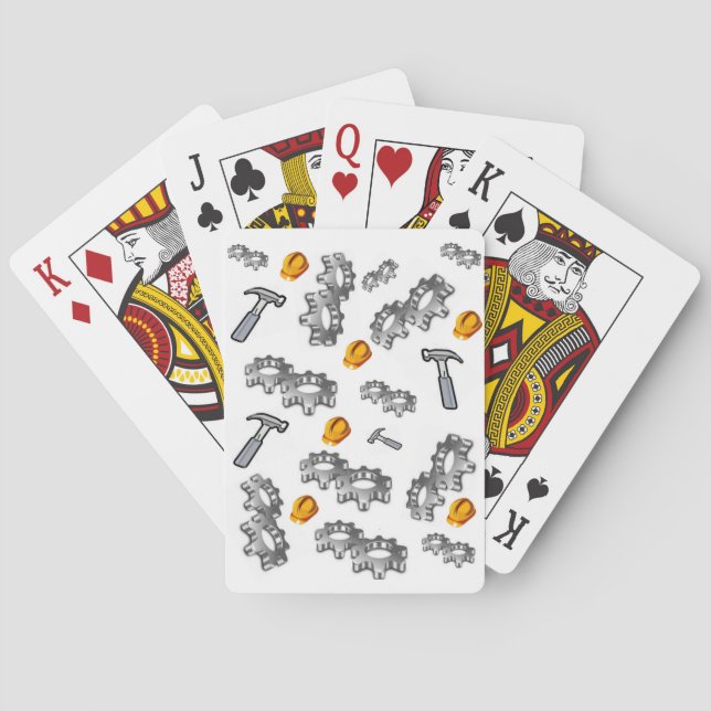 Baralho Cabine de Reprodução de Construção (Verso)