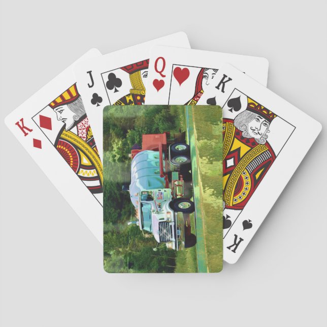 Baralho Cabine do condutor de caminhão grande (Verso)