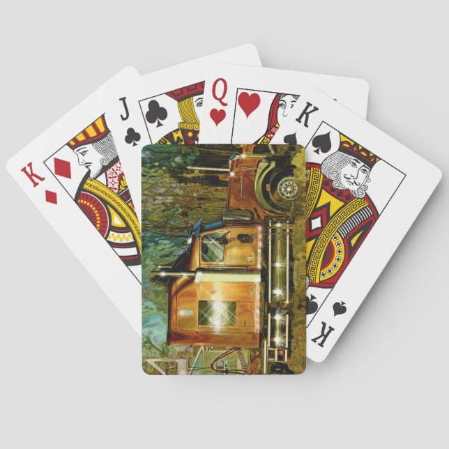 Baralho Cabine do condutor de caminhões de transporte de m (Verso)