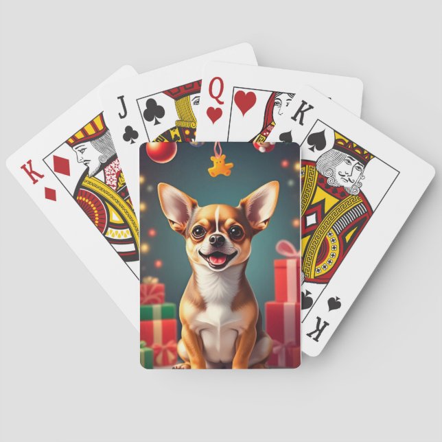 Baralho Cachorro Chihuahua Sorridente (Verso)