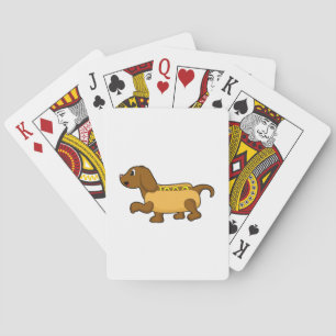 Baralho Cachorro como cachorro-quente
